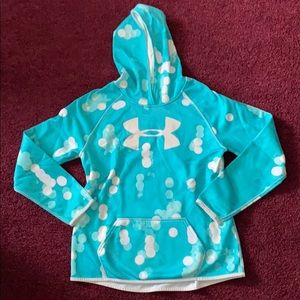 Under Armour Girls Polka Dot Fleece Hoodie